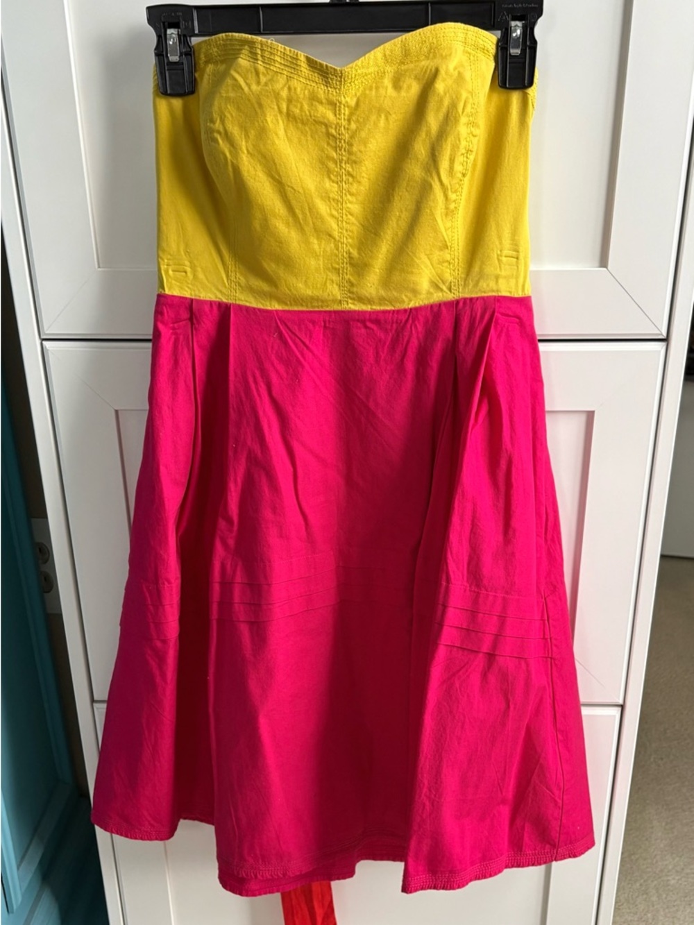 Strapless sundress Anthropology